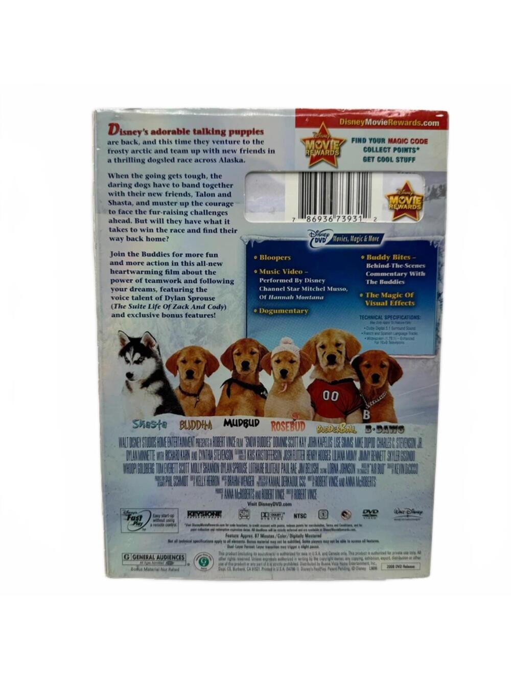 Disney Snow Buddies (2008) - DVD Movie - Comedy / Adventure - Picture 2 of 3